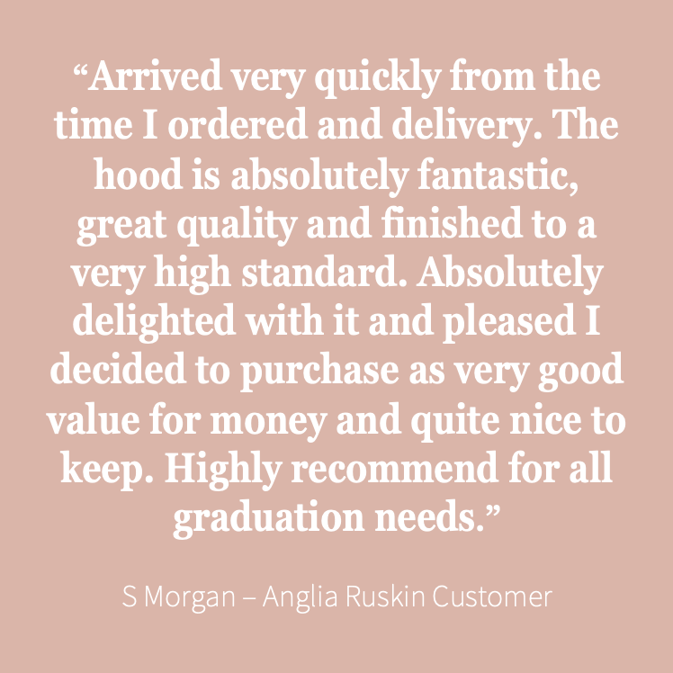 Bachelors Graduation Set for use at Anglia Ruskin Ceremonies (Hire) - Image 5