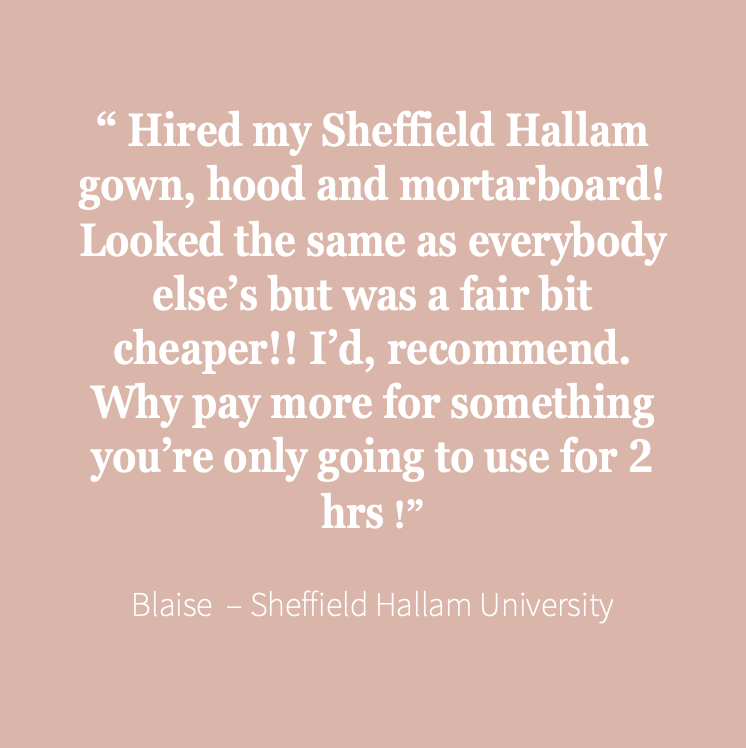 Sheffield Hallam University Masters Graduation Set (Hire) - Image 4