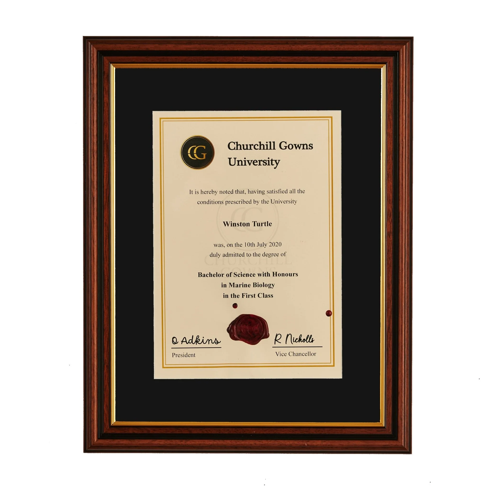 Single Traditional Certificate Frame - Image 2