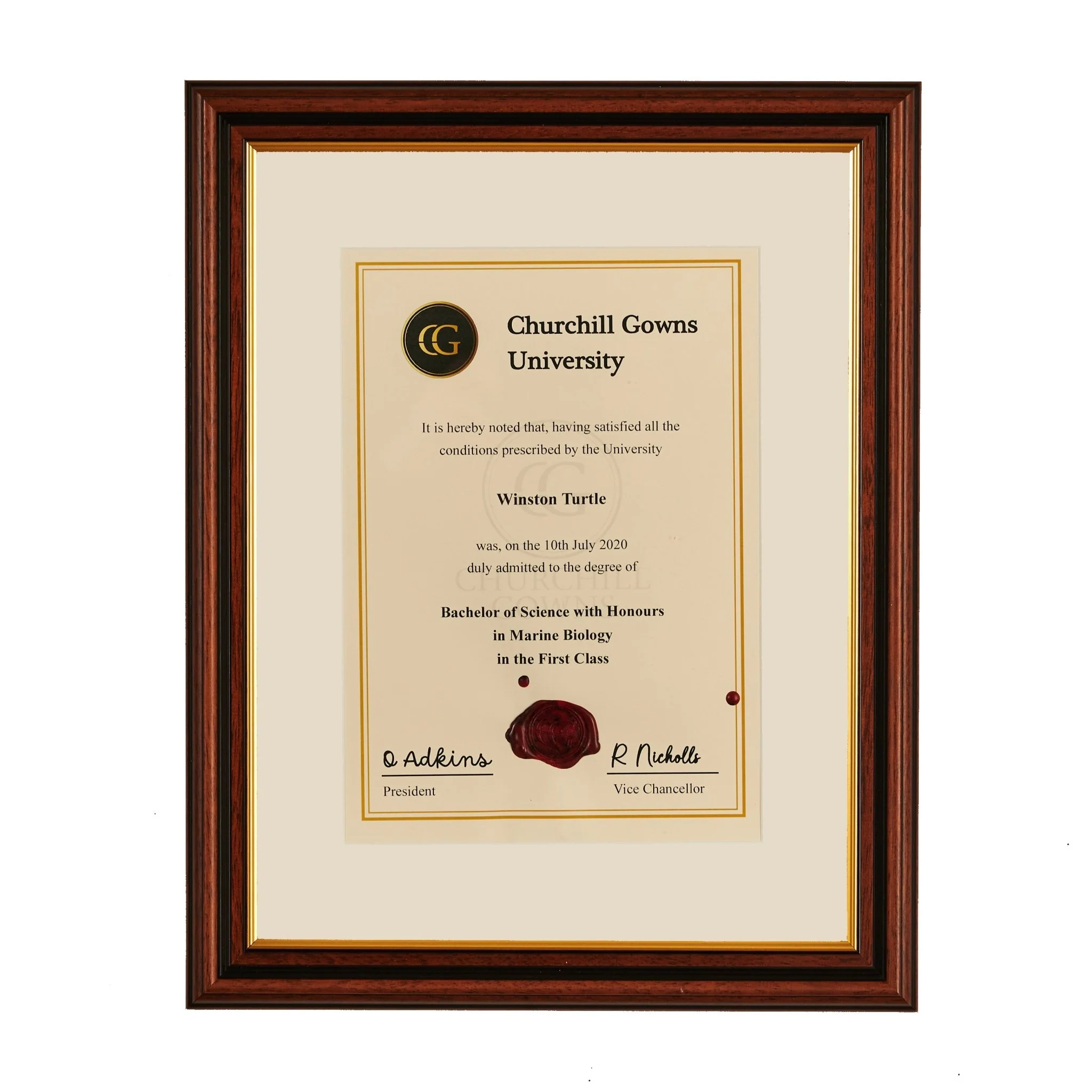 Single Traditional Certificate Frame - Image 3